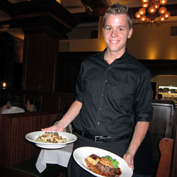 Happy Restaurant Employee